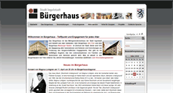 Desktop Screenshot of buergerhaus-ingolstadt.de